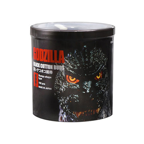 GODZILLA黒いデコボコ綿棒150本